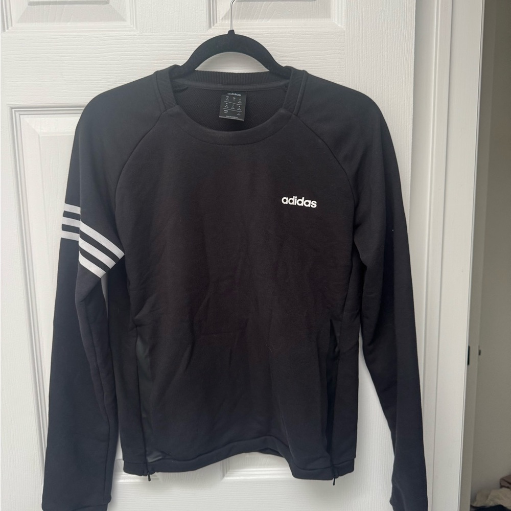 Adidas Dark Gray Top with White Branding